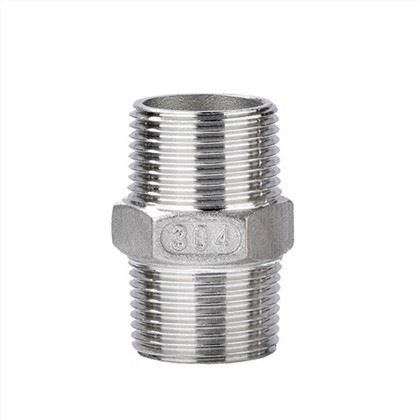 Nipplo esagonale in acciaio inossidabile