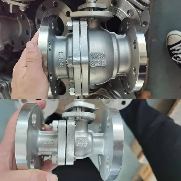 Valvola a sfera flangiata in acciaio inox